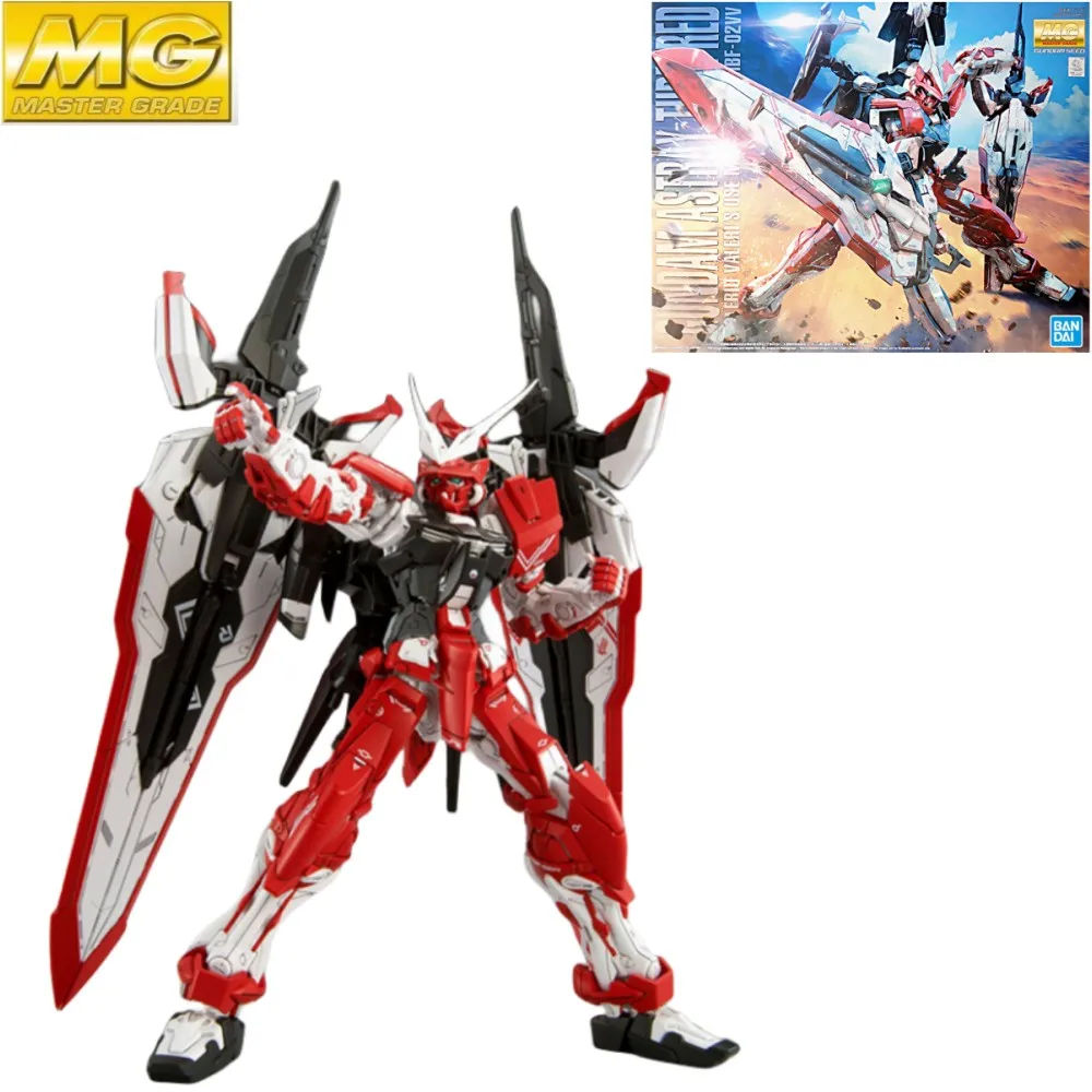 Bandai Gundam Astray Turn Red MBF-02VV MG 1/100 Anime Kontranapada Model Igre U Prikupljanju, Skup Figure, Igračke za Poklon