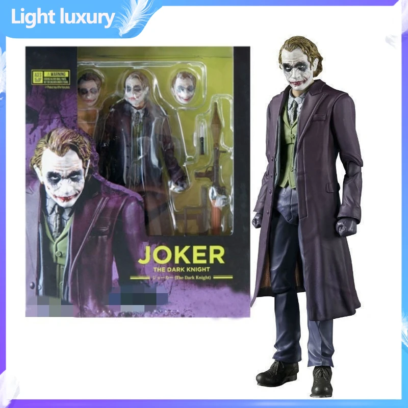 Igračke-figurice Shf Dc Comic Joker 15 cm, klaun, Dark knight, Akcijske figurice, model lutke, Naplativa ukrasi, pokloni