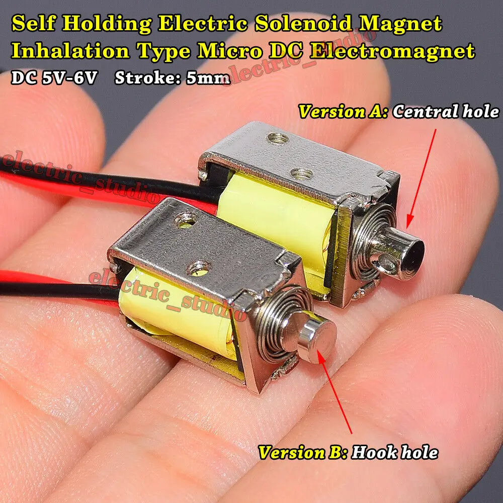 Mini-elektromagnet dc 5 ~ 6, Samoodrživog, usisni, Микроэлектромагнитный kabel 300 mm za magnet kućanskih aparata