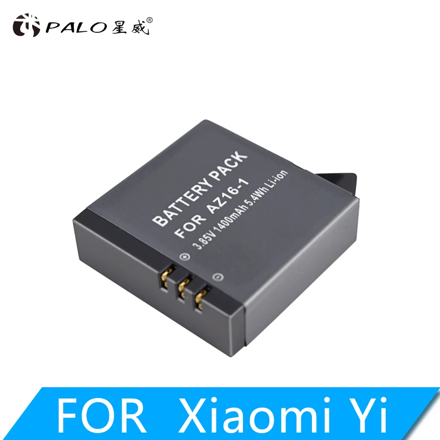 PALO YI 4K Battery AZ16-1 Za Akcijske kamere Xiaoyi 2 1400mAh 3,85 V Punjiva Baterija